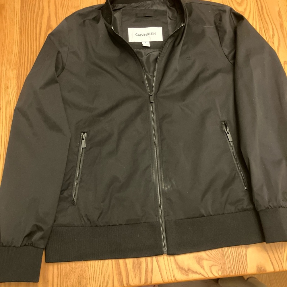 Calvin Klein Men's Black Windbreaker size medium